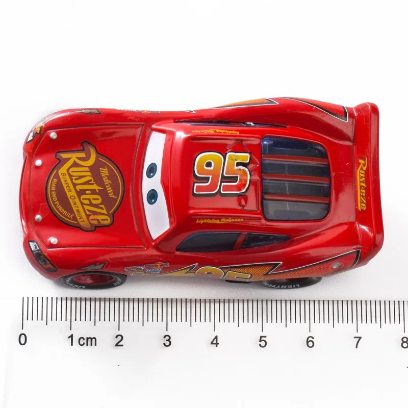 Disney Pixar Cars Toys Racing Lightning McQueen Jackson Storm Mater Sheriff 1:55 Diecast Model Car Toy Children Birthday Gift