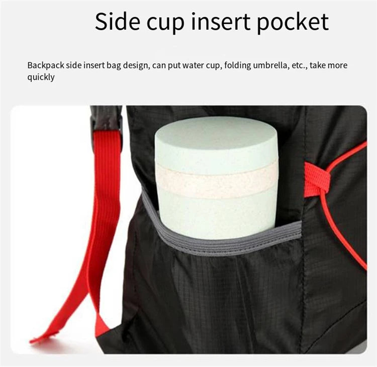 Multi Functional Folding Waterproof Sports Backpack Outdoor Camping and Hiking Portable Daily Bag Travel Backpack