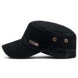 Military Cadet Flat Cap Fashion Clothes Adjustable Snapback Hat Unisex New Fashion Classics Outdoor Casual Sport Baseball Cap