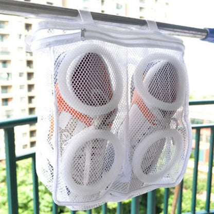 Saco de lavanderia de malha portátil para sapatos Anti-deformação Organizador de roupas de proteção Sacos de armazenamento de viagem
