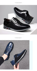 2024 Autumn Business Casual Shoes for Men Trend Classic Leather Shoes Outdoor Men Sneakers Sewing Breathable Men's Dress Shoes