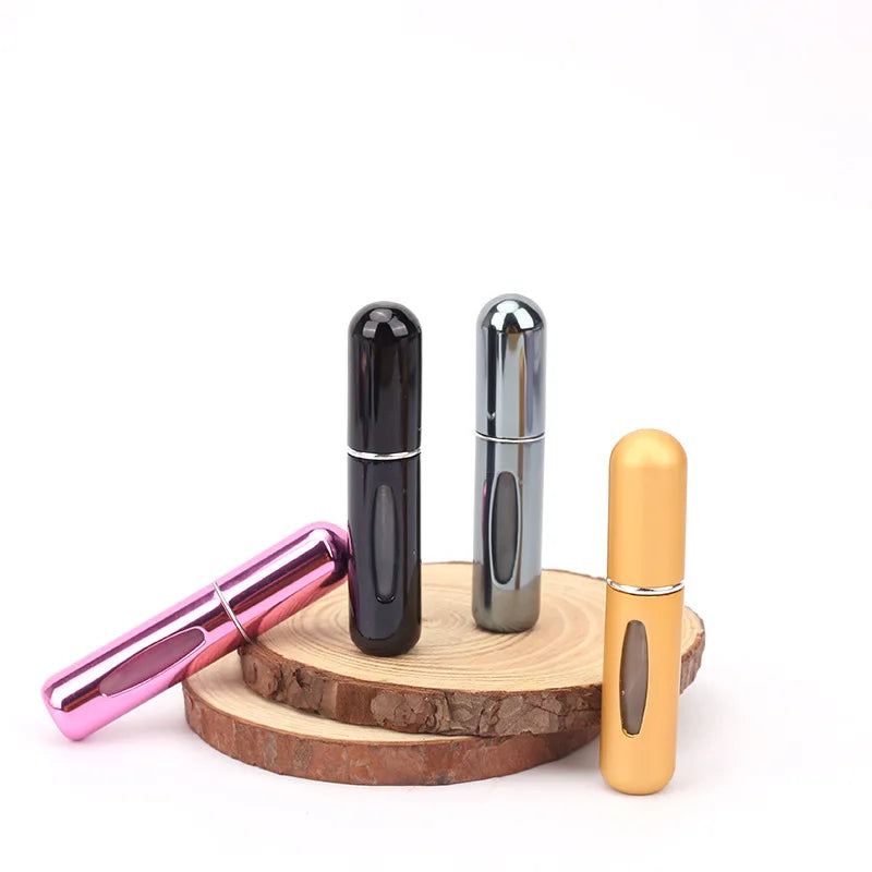 5/8ml Perfume Atomizer Portable Liquid Container For Cosmetics Traveling Mini Aluminum Spray Alcochol Empty Refillable Bottle
