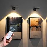 USB Rechargeable Intelligent Human Sensing Wireless Wall Light Dimmable Led Spotlight for Lighting Paintings Pictures Spotlights