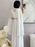 New Fashion Luxurry White Long Dress Women Sleeveless High-End Vintage Elegant Party Dresses Vestidos Female Clothing