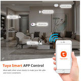 KERUI WIFI GSM Alarm System Kit W202 Home Security Protection Tuya Smart Support Alexa with Motion Detector Door Opening Sensor