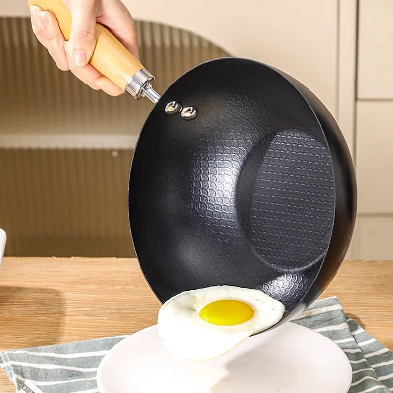 Frying Pan Non-Stick Iron Pan Mini Frypan Pot Saucepan Cooking Omelette Pans Wok Kitchen Cookware Kitchen Supplies  Dropshipping
