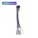 MAMSM Microphone 4G Card Fan USB GPS Rear View Camera RCA Output AUX SIM Slot Radio Converter 16PIN Power Cable For Car Radio