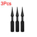 3 Pcs Black