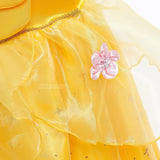 New Princess Dresses Girls Belle Party Costume Girl Christmas Birthday Flower Clothes Beauty and the Beast Fancy Disguise