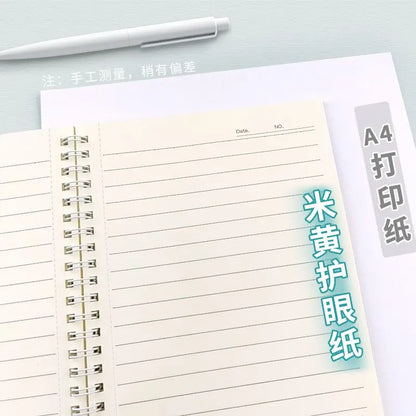 A5 B5 Thickened Spiral Notebooks Perforated Pages Loose-leaf Notebook for Students School Office Stationery Supplies