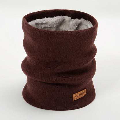 2023 Winter Warm Scarf For Women Knitted Neck Scarves Rings Plush Solid Men's Collar Ring Female Foulard Neckerchief