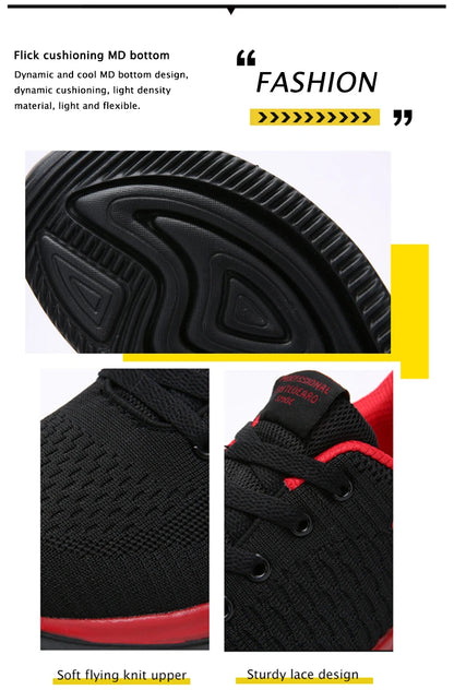 YRZL Sneakers Men Running Shoes Lightweight Sport Classical Mesh Breathable Casual Shoes Fashion Non Slip Shoes for Men