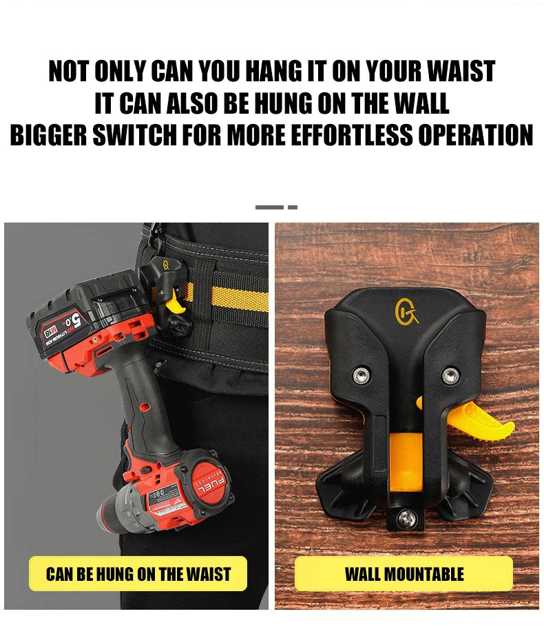 Portable Power Tools Quick Hanging Hooks Power Tool Quick Release Drill Portable Storage Self-Locking Hooks