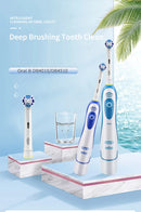 Oral B Electric Toothbrush Rotation Precision Clean Tooth Remove Plaque Adult Tooth Brush 5010 with Gift Replacement Brush Heads