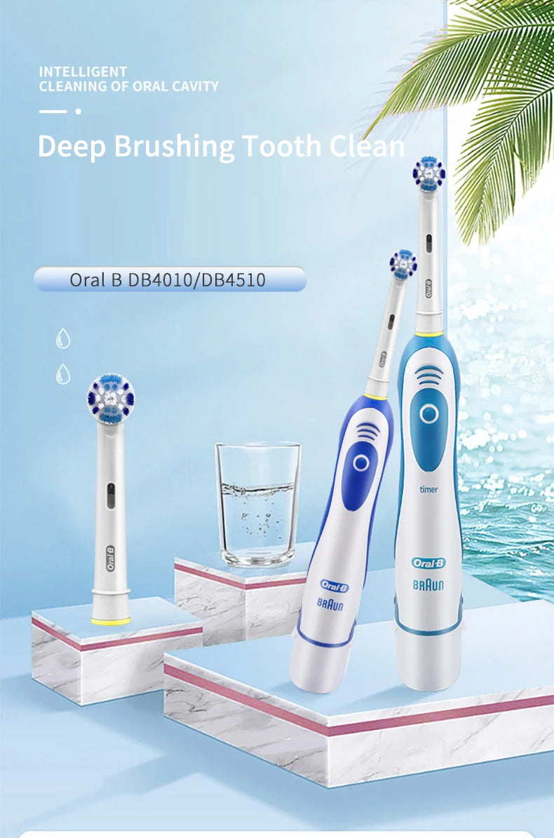 Oral B Electric Toothbrush Rotation Precision Clean Tooth Remove Plaque Adult Tooth Brush 5010 with Gift Replacement Brush Heads