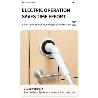 Xiaomi 2000mAh 6-in-1 Electric Cleaning BrushWireless Electric Rotary Clean Brush Shower Cleaning Brush Kitchen Bathroom Home