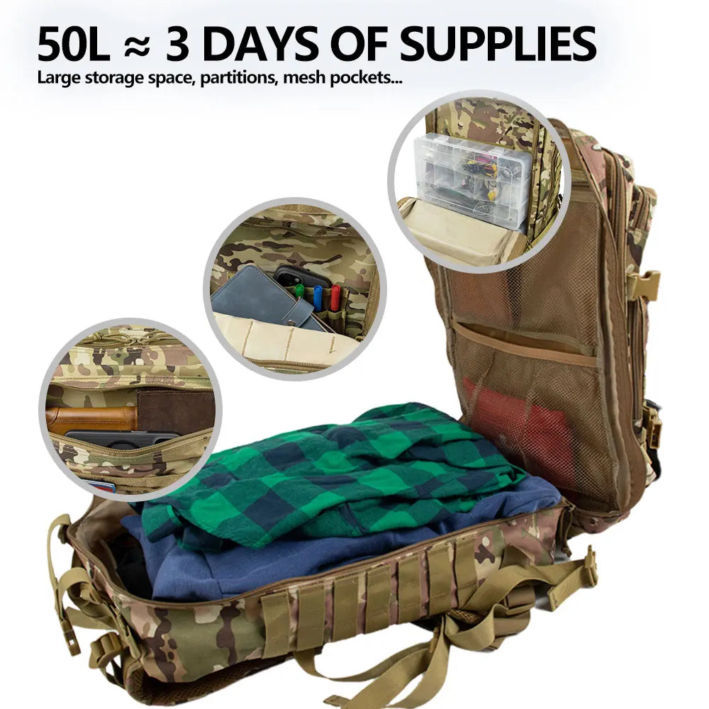 50L/32L Male and Female Backpacks Simple Business Trip Luggage Bag, Boarding Travel Bag, Camping Hiking Bag Backpack Large Capacity