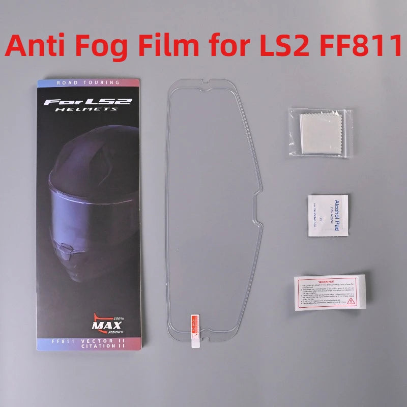 Helmet Visor For LS2 FF811 Vector II Citation II Helmet Lens Anti-Fog Anti-Scratch Anti-UV Motorcycle Shield Accessories