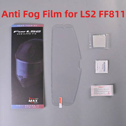 Helmet Visor For LS2 FF811 Vector II Citation II Helmet Lens Anti-Fog Anti-Scratch Anti-UV Motorcycle Shield Accessories