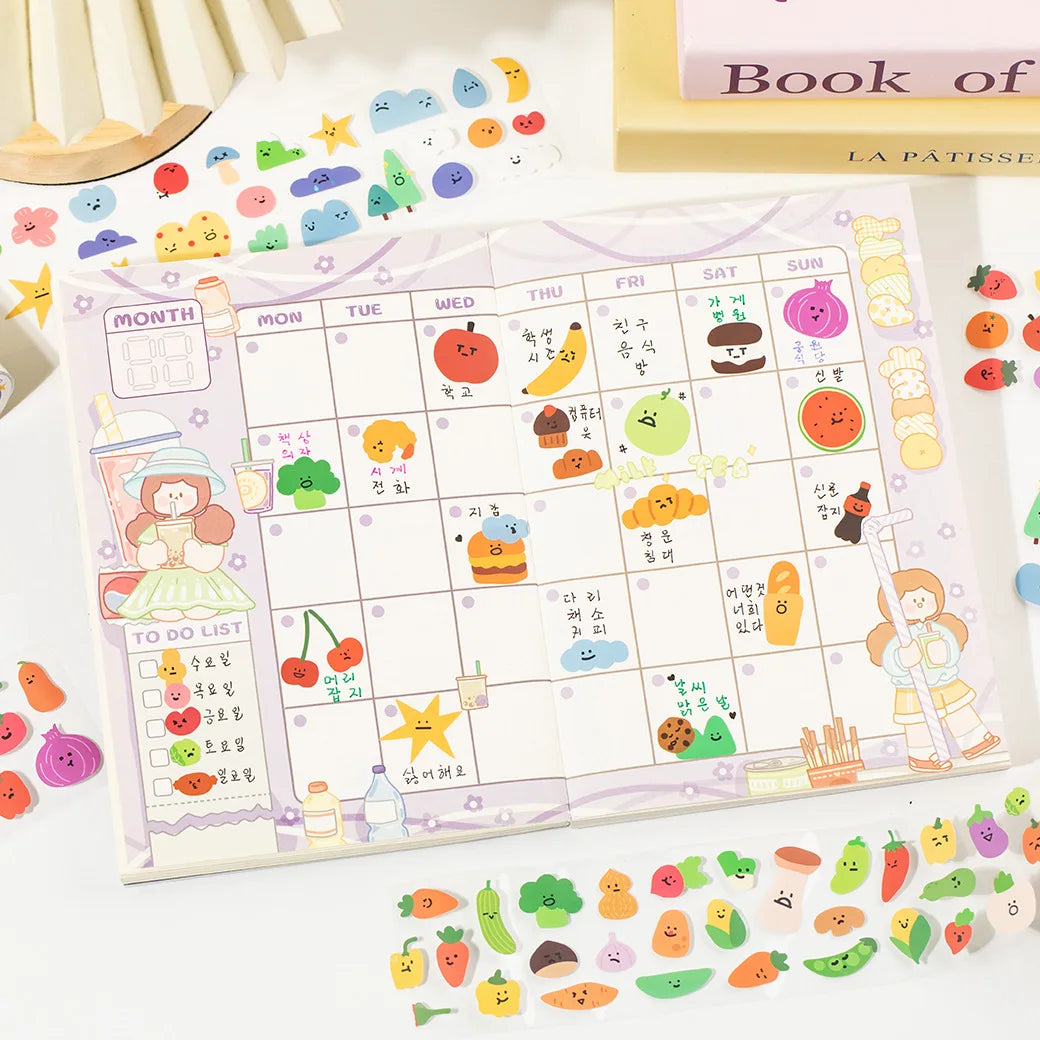 1Pc Sign In Mood Series Washi Tape Kawaii Paper Decorative Collage Adhesive DIY Scrapbooking Hand Made Masking Child Stationery