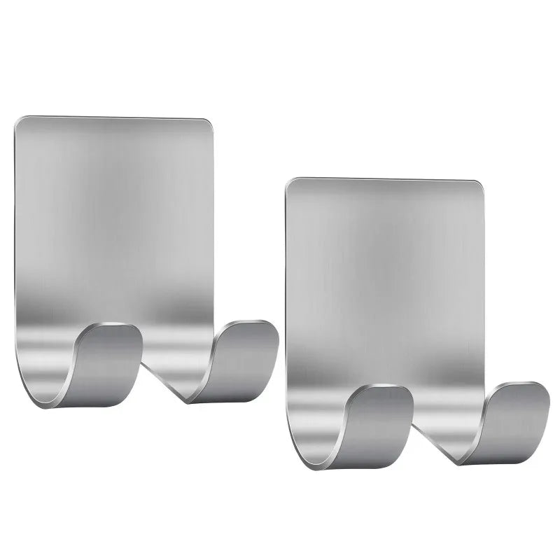 2 soportes para maquinillas de afeitar de acero inoxidable 304 para hombre, estante de almacenamiento para maquinillas de afeitar, organizador con ganchos para baño.