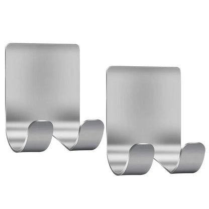 2 soportes para maquinillas de afeitar de acero inoxidable 304 para hombre, estante de almacenamiento para maquinillas de afeitar, organizador con ganchos para baño.