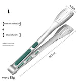 1pcs Non-Slip Stainless Steel Food Clamp Barbecue Grill Buffet Clip Meat Salad Bread Clip Cooking Tools Kitchen Accessories