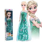 8 Styles Disney Frozen 2 Doll Girls Toys Princess Anna And Elsa Figure Dolls Movable Joints Children Christmas Gift 30cm