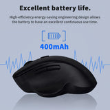 Ratón inalámbrico ergonómico Bluetooth VUUV para computadora portátil Macbook 1600DPI modo dual recargable para iOS Android tableta