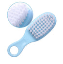 2Pcs/Set Baby Hairbrush Comb Portable Newborn Infant Toddlers Soft Hair Brush Head Massager Comb Set Baby Kid Hair Care Supplies