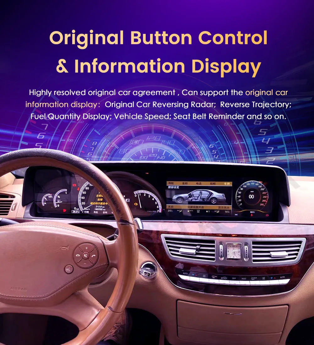 15.6" For Toyota Land Cruiser 200 LC200 2006-2020 Android 13 Multimedia Screen Car Radio GPS Navigation CarPlay Player Stereo