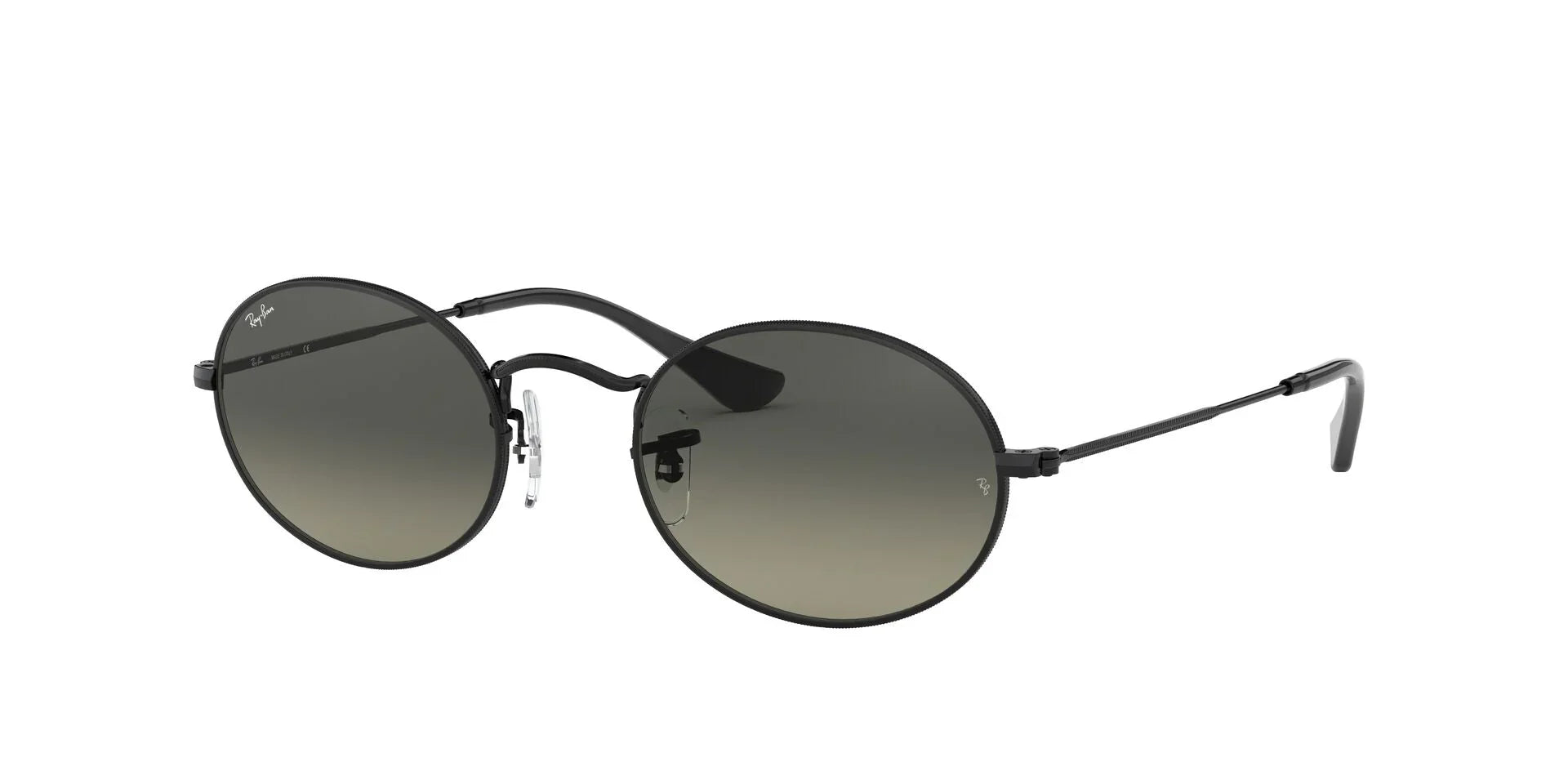 Ray-Ban Original Classic RB3547 Oval Flat Glass Lens Sunglasses in Box