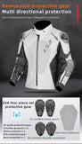LS2 Winter Waterproof Motorcycle Jacket Men Women CE Certified Riding Jacket Warm Protective Gear with Removable Thermal Liner