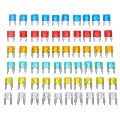 Kit de fusibles de cuchilla para coche (60-240 unidades, 5A, 10A, 15A, 20A, 25A y 30A), juego mixto, para camión