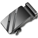 Men's Leather Belt Buckle Single Knot Casual Cross-border Style 4.0 Automatic Width 3.5cm