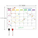 Magnetic Calendar For Fridge Monthly Weekly Planner Calendar Table Dry Erase Whiteboard With Pen Fridge Sticker Message Board