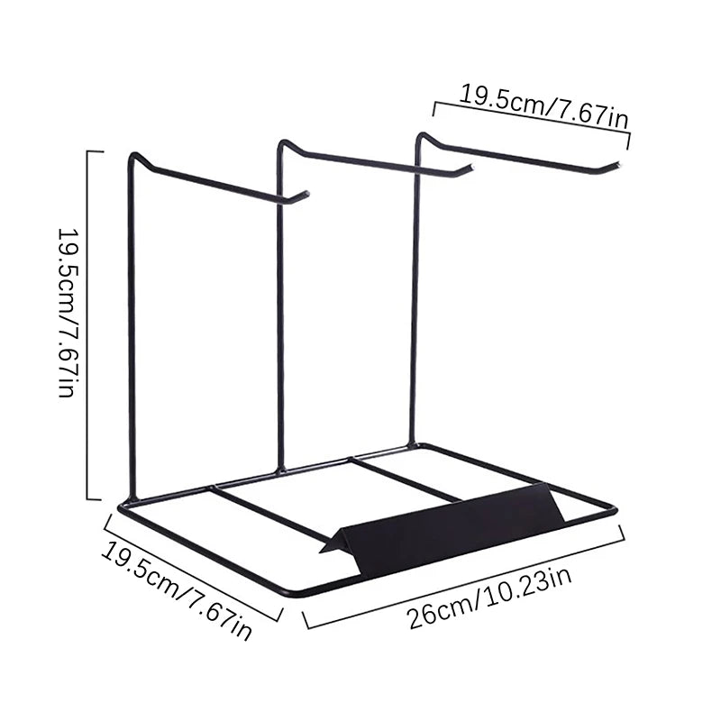 Iron Jewelry Display Stand Desktop Sundries Storage Holder Jewellery Rack For Necklace Bracelets Earrings Rings Headbands