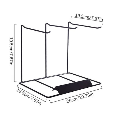 Iron Jewelry Display Stand Desktop Sundries Storage Holder Jewellery Rack For Necklace Bracelets Earrings Rings Headbands
