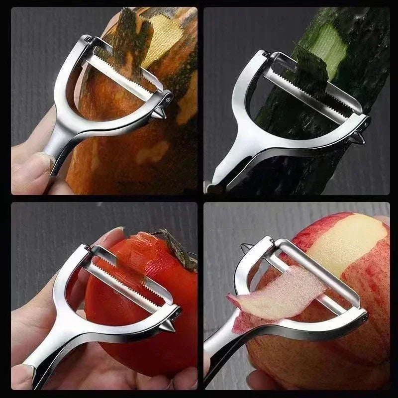 Vegetable Peeler Potato Carrot Peelers Stainless Steel Peeler with Ergonomic Non-Slip Handle & Sharp Blade Kitchen Tools