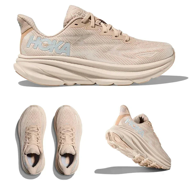 Original Hoka Clifton 9 Running Shoes Mens Women's Lightweight Cushioning Marathon Breathable Highway Trainer Sneakers