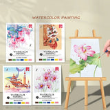 Bview Art Parent-Child Gouache Painting Kit with Watercolor Pads, DIY Coloring Notepad for Kids & Stress Relief Art Supplies