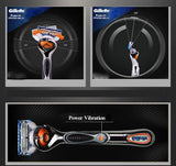 Gillette Fusion ProGlide Power Razor Shaver 5 Layer Blades Male Face Beard Hair Trimmer Men\'s Razor Machine Original