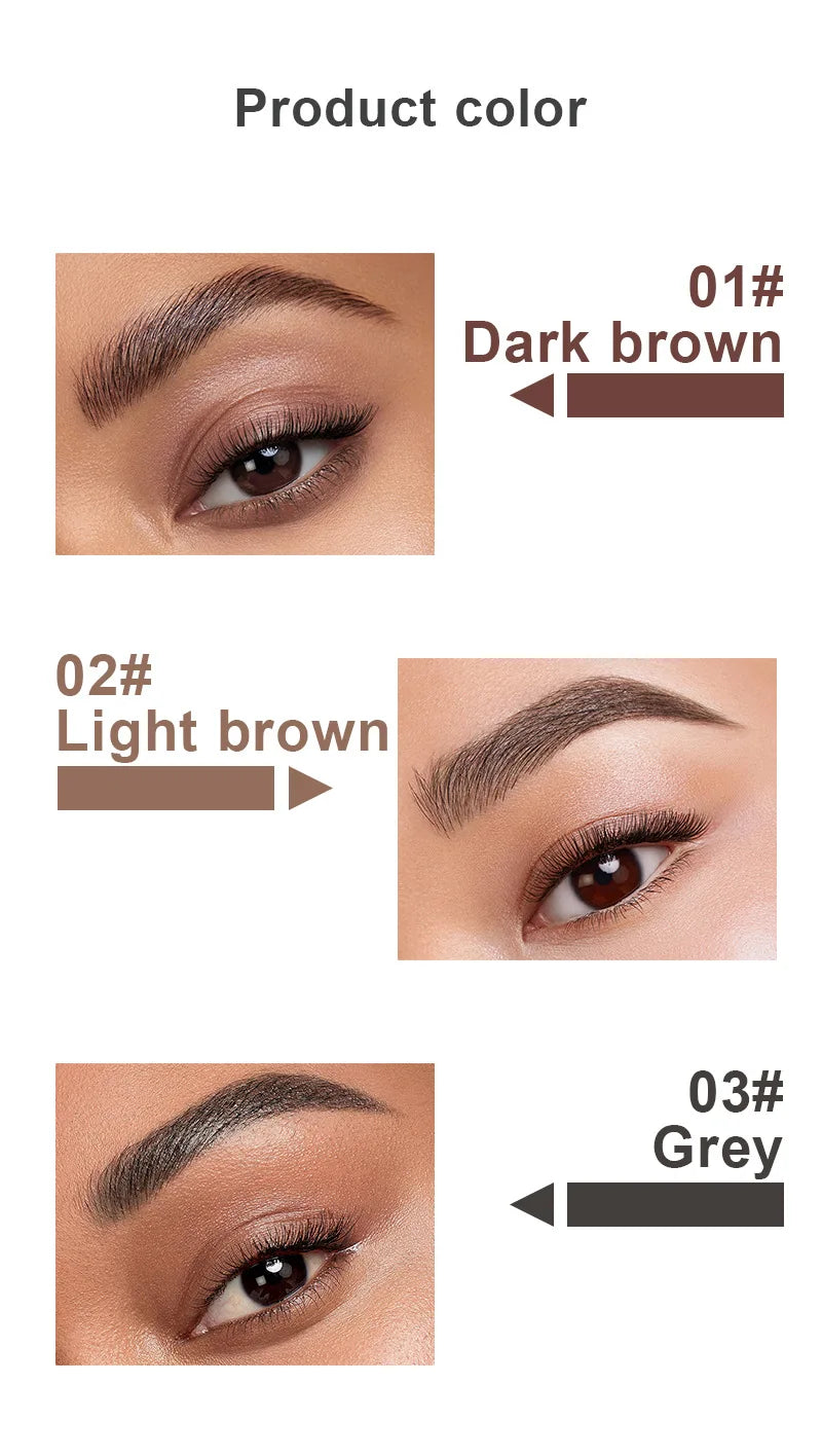Peel-off Waterproof Tint Eyebrow Gel Makeup Long Lasting Eye Brow Enhancers Liquid Gel Tear Wear Easy Natural Brown Gray Tattoo
