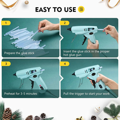 50 100 200 Pcs Mini Hot Glue Gun Sticks Diameter 7mm 11mm All-Purpose Clear Adhesive Glue Sticks for DIY Sealing Repairing