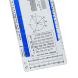 ECG Ruler Plastic Ruler Measuring Tool Electrocardiogram Drafting Divider