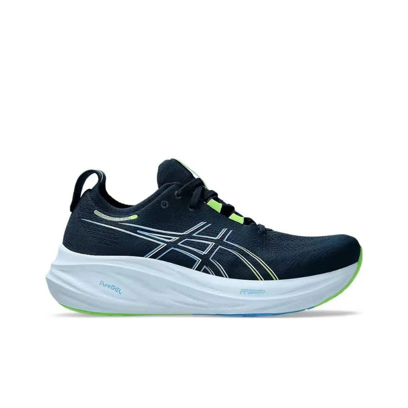 Zapatillas de running Asics Nimbus 26 originales para hombre, amortiguación, estabilidad, deportivas Asics unisex, color blanco