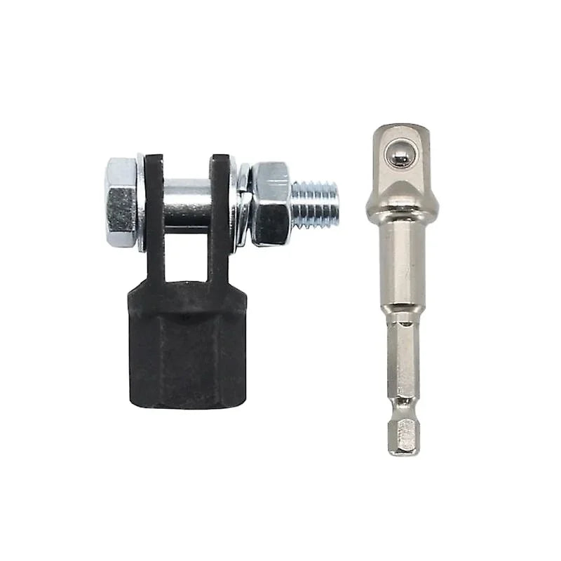 Adaptador de gato de tijera de 1/2 pulgada, adaptador de acero al cromo vanadio, llave inglesa, herramienta para taladro de gato automotriz, adaptadores para taladros de impacto, enchufe