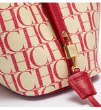 CH Large Capacity Commuter Travel Handbag Luxury Brand Fashion Texture Letter Printed Women's Shoulder Bag