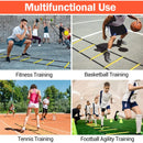 Agility Ladder Nylon Straps Soccer Football Speed ​​Training Ladder Equipment Sports Fitness Running Warm-Up Training Ladder Tool