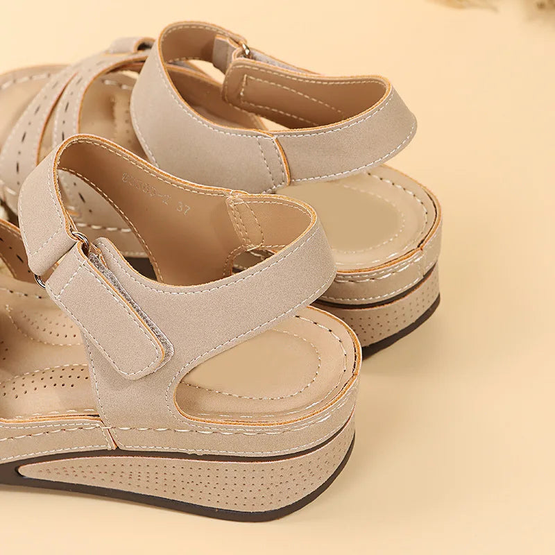 Sandalias de verano para mujer, sandalias romanas vintage, zapatos de playa antideslizantes a la moda para mujer, zapatos de punta abierta para caminar para mujer, zapatos para mujeres